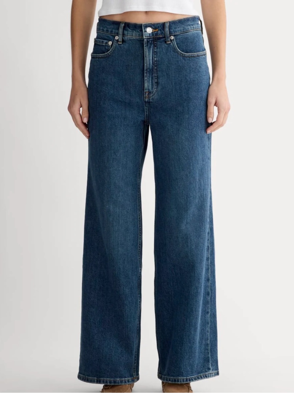 Everlane The Way High Sailor 27 inch inseam - Deep Blue - Size 27